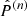 $ {\hat P}^{(n)} $