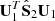 $ \mathbf{U}_1^{T}\hat{\mathbf{S}}_2\mathbf{U}_1 $