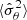$ \langle\hat\sigma_\theta^2\rangle $