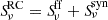$ {S\!}^{\mathrm{RC}}_{\nu} = {S\!}^{\mathrm{ff}}_{\nu}+{S\!}^{\mathrm{syn}}_{\nu} $