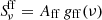$ {S\!}_{\nu}^{\mathrm{ff}} = A_{\mathrm{ff}}\,g_{\mathrm{ff}}(\nu) $