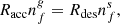 $$ \begin{aligned} R_{\rm acc}n^g_{f}= R_{\rm des}n^s_{f}, \end{aligned} $$