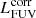 $ L_{\mathrm{FUV}}^{\mathrm{corr}} $