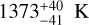 $1373_{ - 41}^{ + 40}$