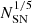 $ N_{\mathrm{SN}}^{1/5} $