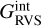 $G_{{\rm{RVS}}}^{{\rm{int}}}$