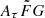 $ A_{\tau} \tilde{F} G $