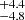 $ ^{+4.4}_{-4.8} $
