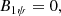 $$ \begin{aligned}&B_{1 \psi } = 0 {,} \end{aligned} $$