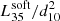$ L_{35}^{\mathrm{soft}}/d^2_{10} $