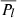 $ \overline{P_l} $