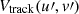 $ V_{\mathrm{track}}(u\prime, v\prime) $