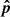 $ \boldsymbol{\hat{p}} $