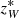 $ z^{*}_{W} $