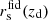 $ r_{\mathrm{s}}^{\mathrm{fid}}(z_{\mathrm{d}}) $