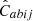 $ \hat{C}_{abij} $
