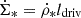 $ \dot{\Sigma}_*=\dot{\rho}_* l_{\mathrm{driv}} $
