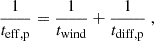 $$ \begin{aligned} \frac{1}{t_{\rm eff,p}}=\frac{1}{t_{\rm wind}}+\frac{1}{t_{\rm diff,p}}\ , \end{aligned} $$