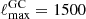 $ \ell_{\mathrm{max}}^{\mathrm{GC}} = 1500 $