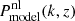 $ P^{\mathrm{nl}}_{\mathrm{model}}(k,z) $