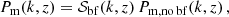 $$ \begin{aligned} P_{\rm m} (k,z) = \mathcal{S}_{\rm bf} (k,z) \, P_{\rm m, no\,bf} (k,z) \, , \end{aligned} $$