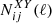 $ N_{ij}^{XY}(\ell) $