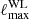 $ \ell^{\mathrm{WL}}_{\mathrm{max}} $