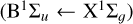 $\left( {{{\rm{B}}^1}{{\rm{\Sigma }}_u} \leftarrow {{\rm{X}}^1}{{\rm{\Sigma }}_}} \right)$