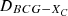 $ D_{BCG-X_C} $