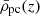 $ \bar\rho_{\mathrm{pc}}(z) $