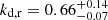$ k_{\mathrm{d,r}}=0.66^{+0.14}_{-0.07} $