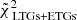 $ \tilde{\chi}^{2}_{\text{ LTGs+ETGs}} $