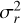 $\sigma _r^2$