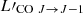 $ L\prime_{\mathrm{CO}~J\rightarrow J-1} $