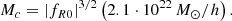 $$ \begin{aligned} M_c=| f_{R0}|^{3/2}\left(2.1\cdot 10^{22} \,M_\odot /h\right). \end{aligned} $$