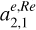 $\[a_{2,1}^{e, R e}\]$