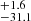 $ ^{+ 1.6 }_{- 31.1 } $
