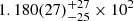 $ 1.180(27)_{-25}^{+27} \times 10^{2} $