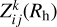 $Z_{ij}^k\left( {{R_{\rm{h}}}} \right)$