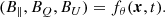 $$ \begin{aligned} (B_\parallel , B_Q, B_U) = f_\theta (\boldsymbol{x},t). \end{aligned} $$