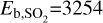 ${E_{{\rm{b}},{\rm{S}}{{\rm{O}}_2}}} = 3254$