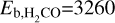 ${E_{{\rm{b}},{{\rm{H}}_2}{\rm{CO}}}} = 3260$