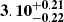 $ \mathbf{3.10^{+0.21}_{-0.22}} $
