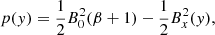 $$ \begin{aligned} p(y) = \frac{1}{2} B_0^2 (\beta + 1) - \frac{1}{2} B_x^2(y), \end{aligned} $$