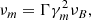 $$ \begin{aligned} \nu _m=\Gamma \gamma ^2_m\nu _B, \end{aligned} $$