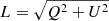 $ L=\sqrt{Q^2+U^2} $