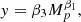 $$ \begin{aligned} { y} = \beta _3 M_p^{\beta _1}, \end{aligned} $$