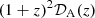 $ (1+z)^2 \mathcal D_{\mathrm{A}}(z) $