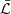 $ \bar{\mathcal{L}} $