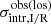 $ \sigma_{\mathrm{intr,I/R}}^{\mathrm{obs(los)}} $